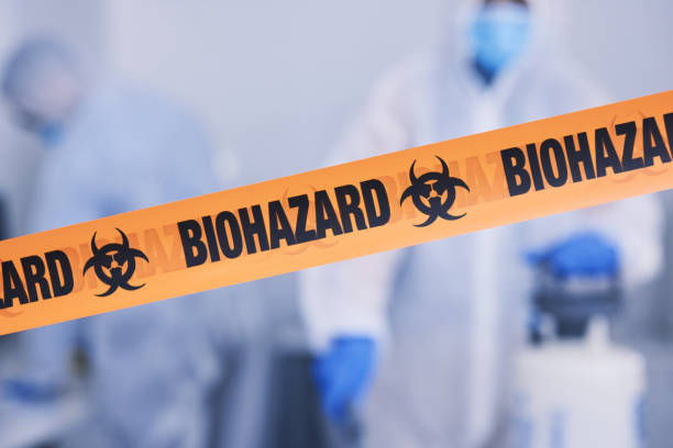 Professional Biohazard Cleanup technician working in Kimberton, PA